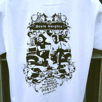 Alfonso Aceves "Boyle Heights" T-shirts (White)